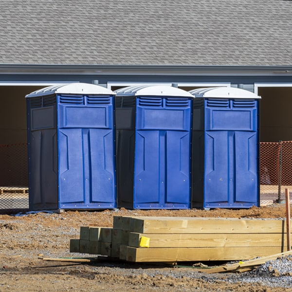 are there any restrictions on where i can place the portable toilets during my rental period in Northwest Ithaca